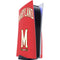 University of Maryland Collegiate Text Red PS5 Console Skin